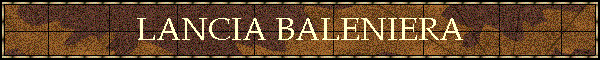 LANCIA BALENIERA